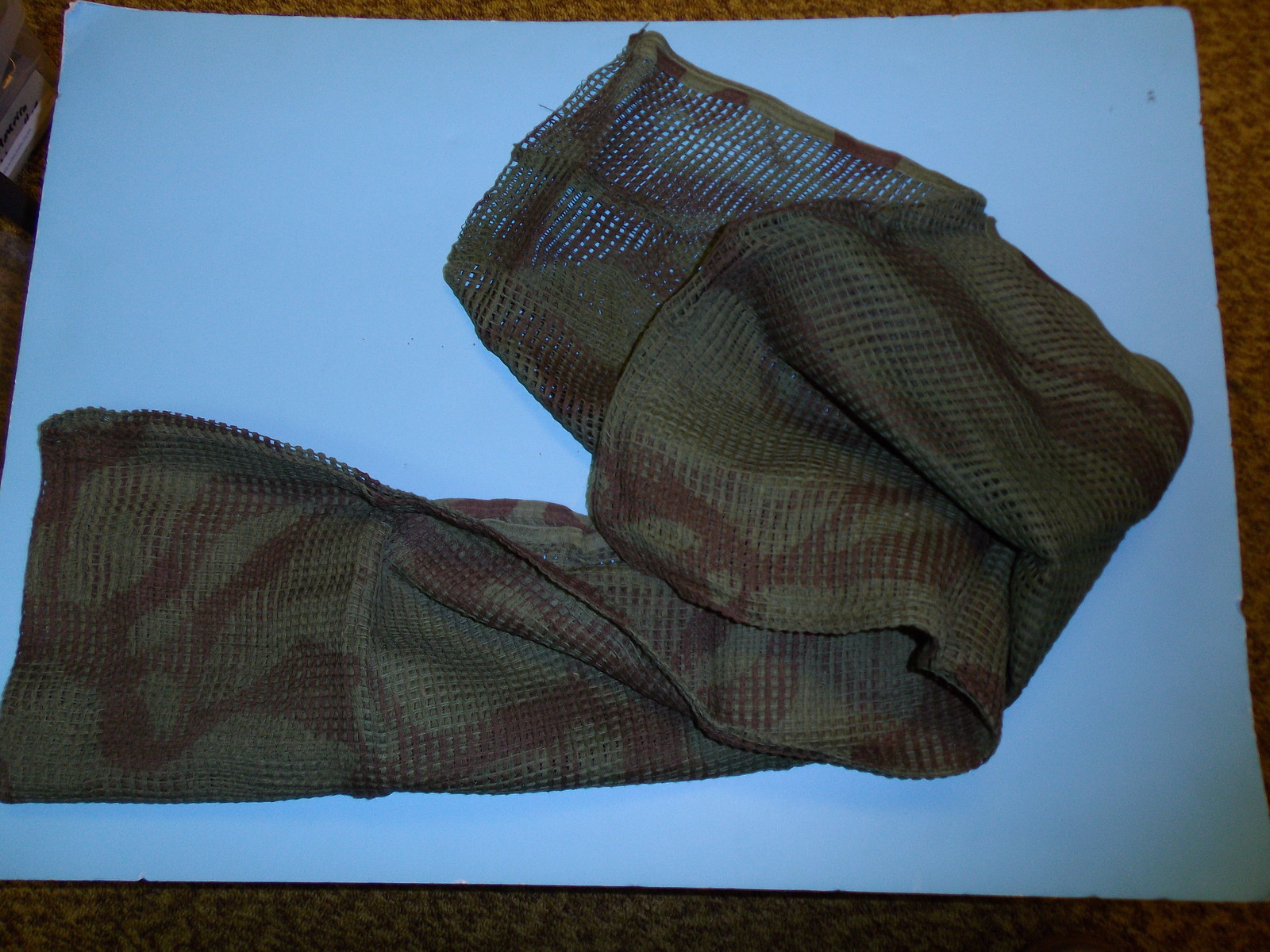 b0029  WW2 Cammo Scarf and Face Vail repro W12C