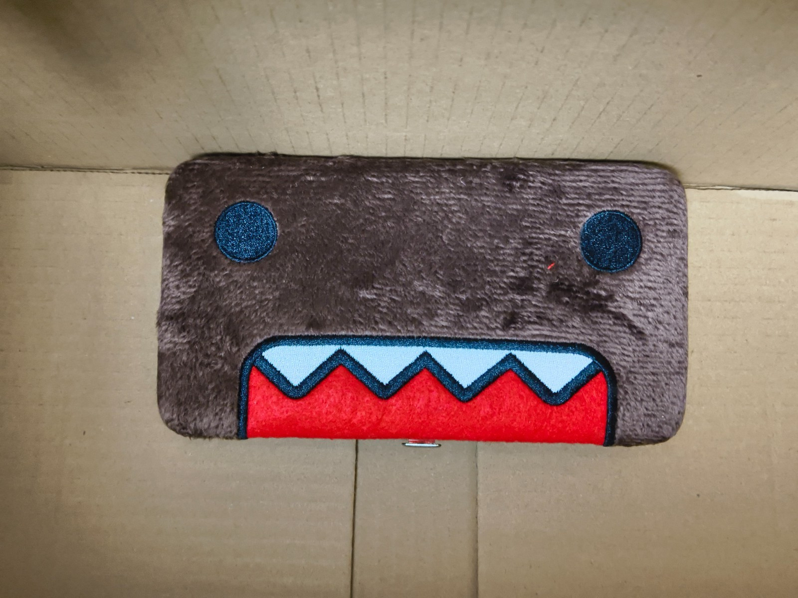 Original Domo Kun Furry Hardcase Hinge Wallet Card Holder Gift Zipped Pocket New Original Domo Kun Furry Hardcase Hinge Wallet Card Holder Gift Zipped Pocket New