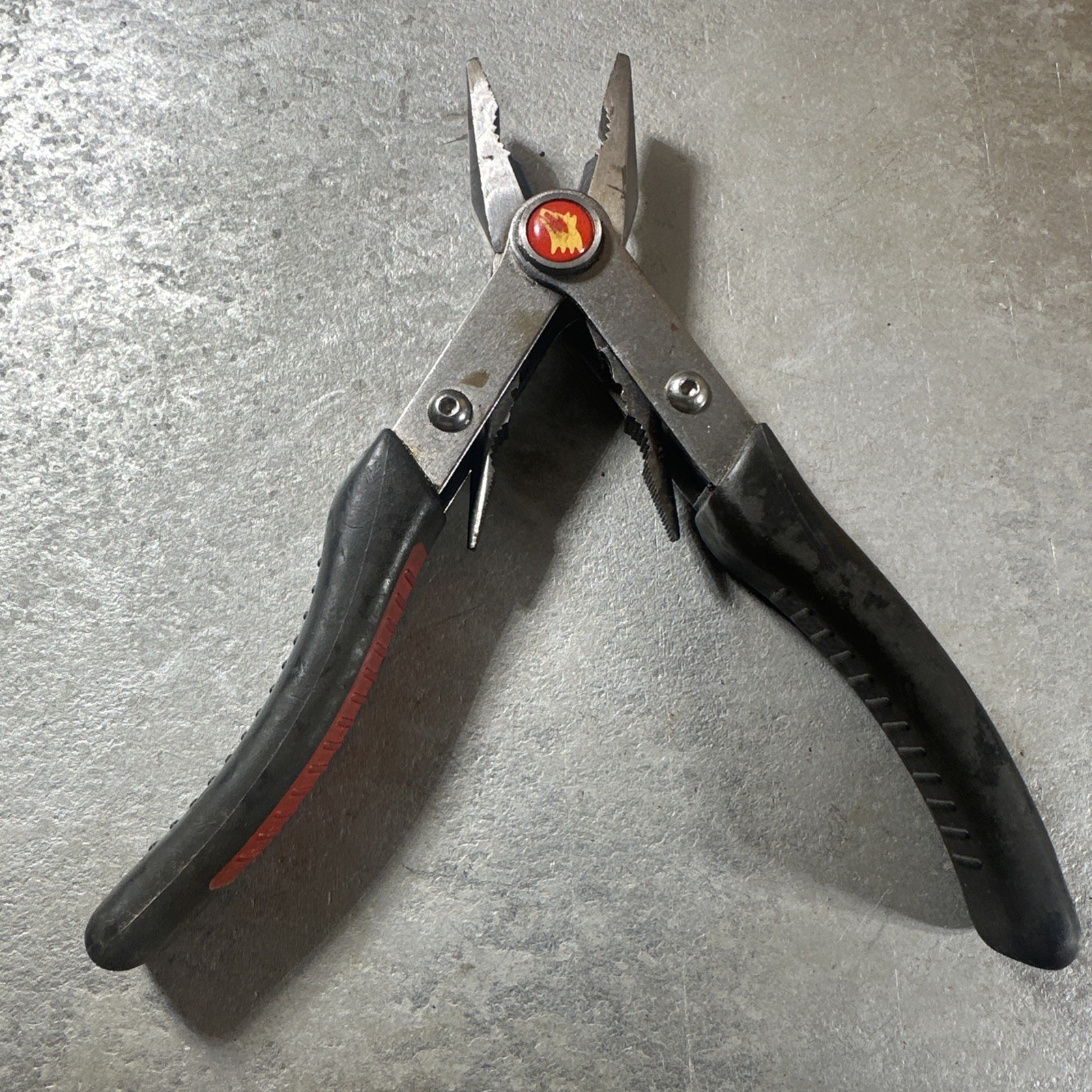 Husky Vintage Dual Jaw Needle Nose Pliers Rare 7.5 Inch