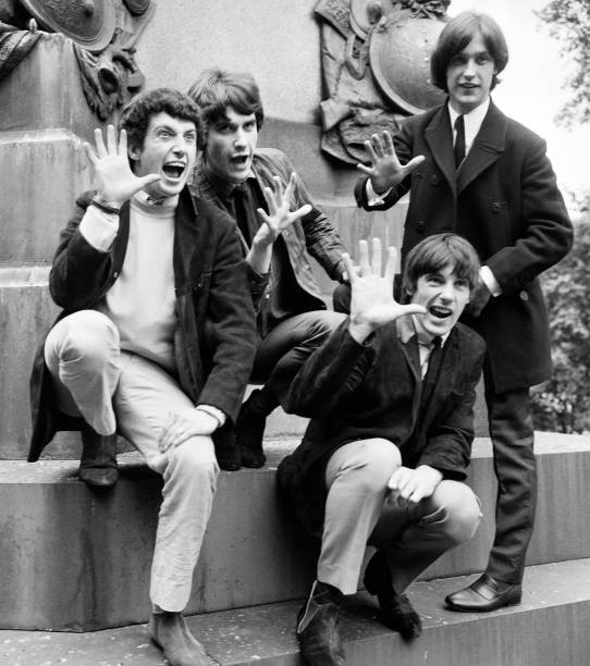 The Kinks pop group with Mick Avery Pete Quaife Dave Davies and Ra- Old Photo