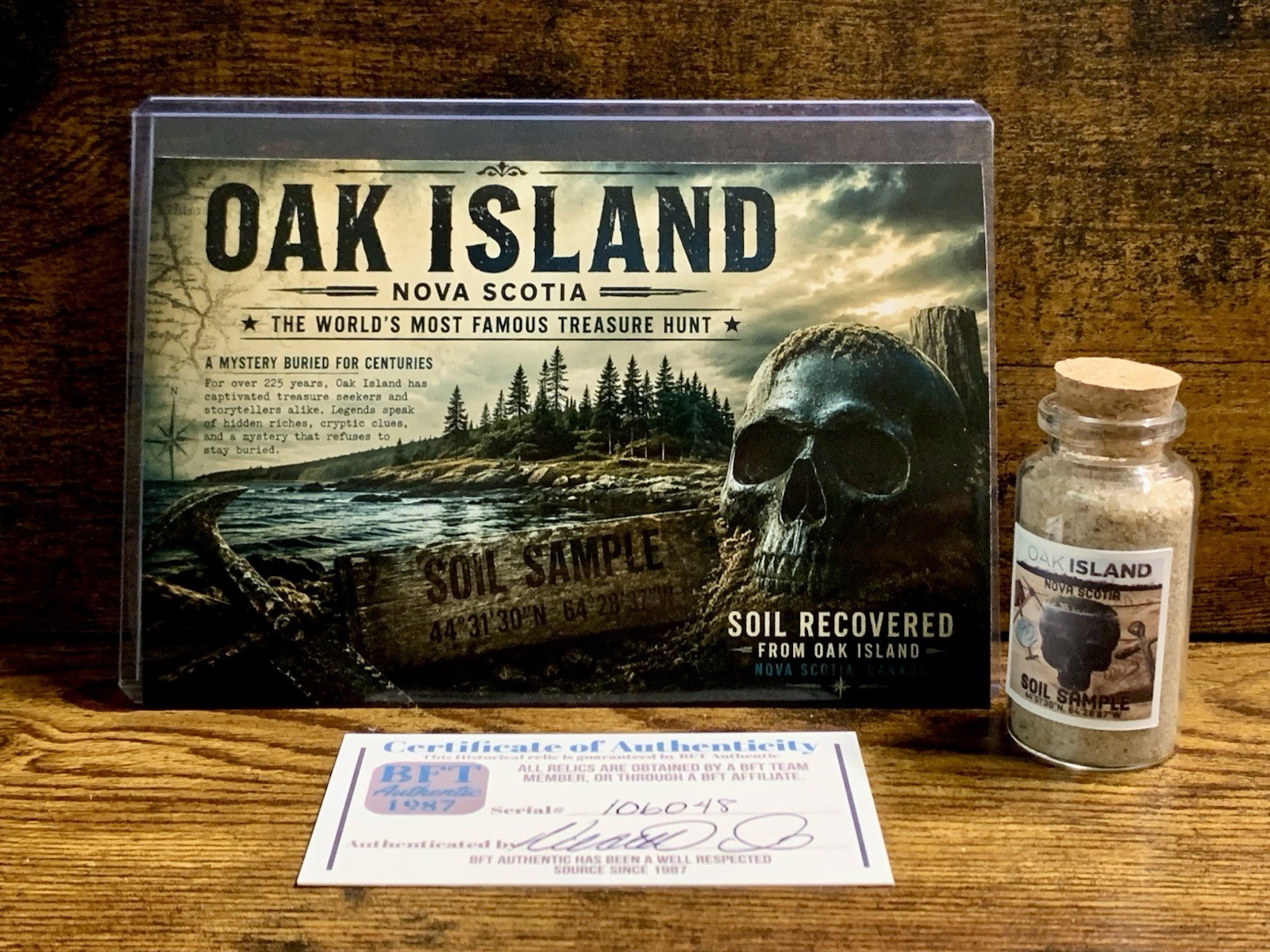 Oak Island Nova Scotia Sand Sample Mohone Bay