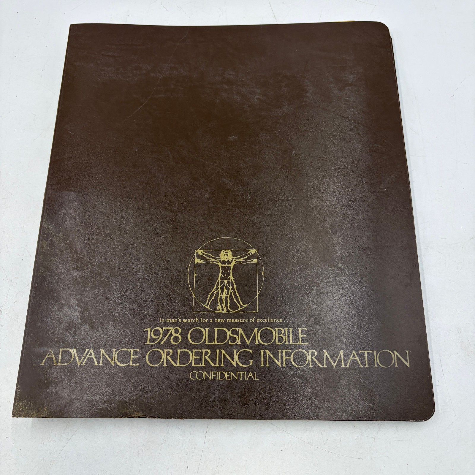 Original 1978 Oldsmobile Advance Ordering Information Dealer Album Cutlass 98