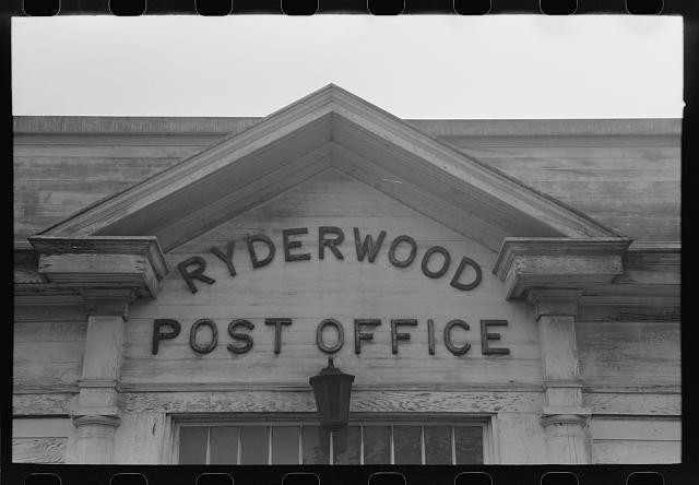 Ryderwood Washington 1941 Post Office Long Bell Lumber Company Lumberjacks