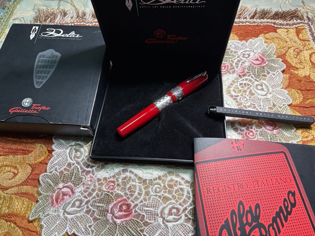 Delta Alfa Romeo Ballpoint Pen Silver 925