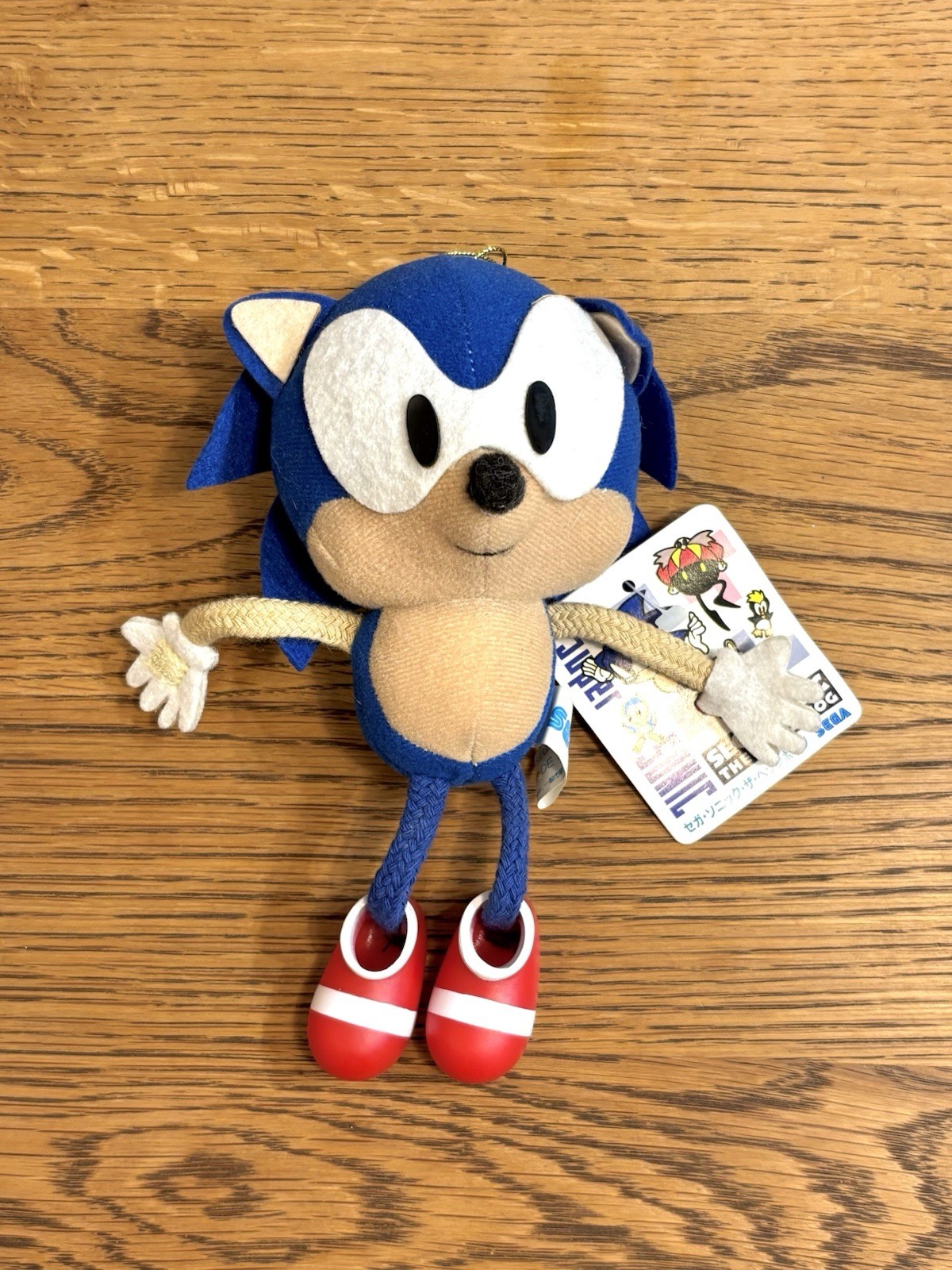 Sonic the Hedgehog Plush doll 1992 Vintage SEGA With Tag From Japan Rare