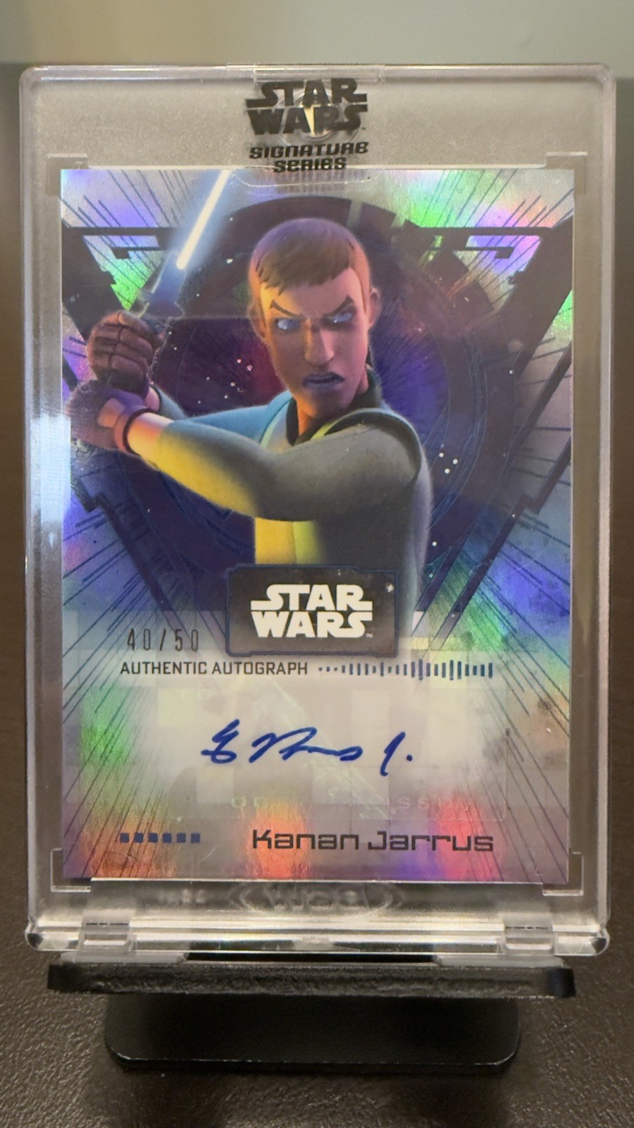 Topps 2024 Star Wars Signature Series Kanan Jarrus Auto /50 A-FPJ