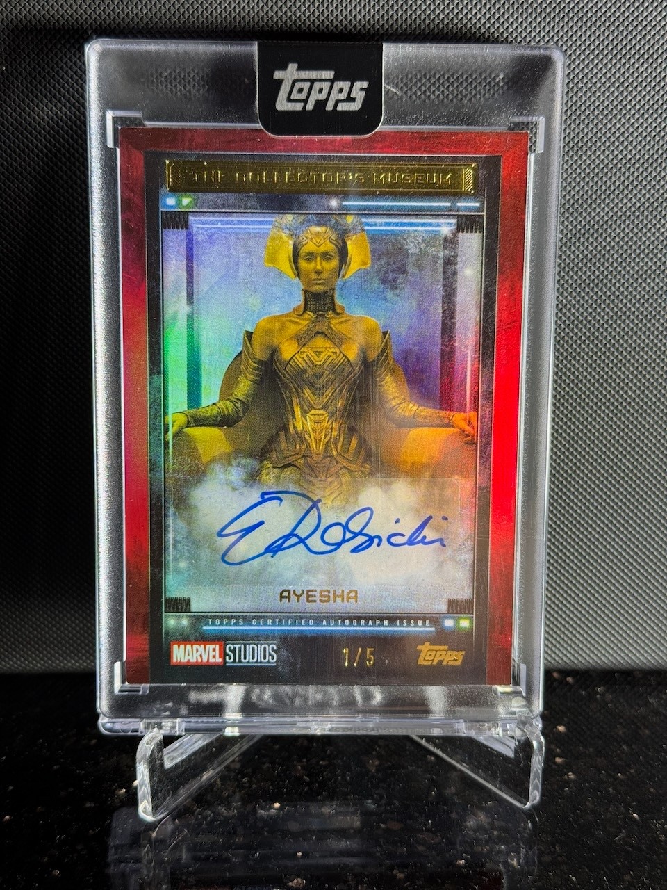 2025 Topps Marvel The Collector Elizabeth Debicki - AYESHA Auto #1/5