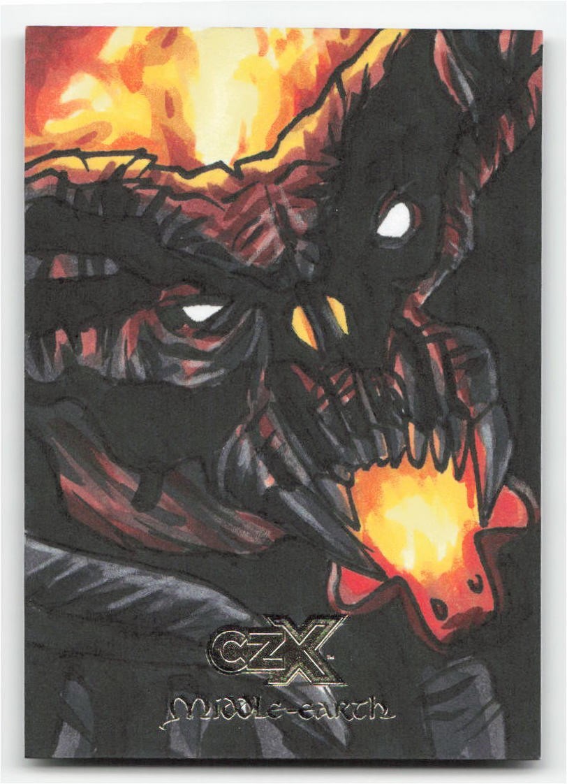 Cryptozoic CZX Middle Earth Sketch Rich Molinelli Hobbit Lord of the Rings (B)