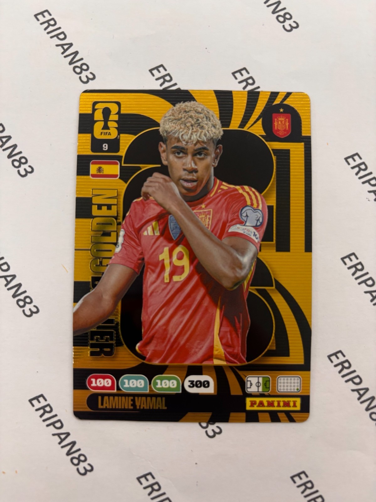 FIFA WORLD CUP 2026 PANINI ADRENALYN GOLDEN BALLER-ETERNOS-MOMENTUM