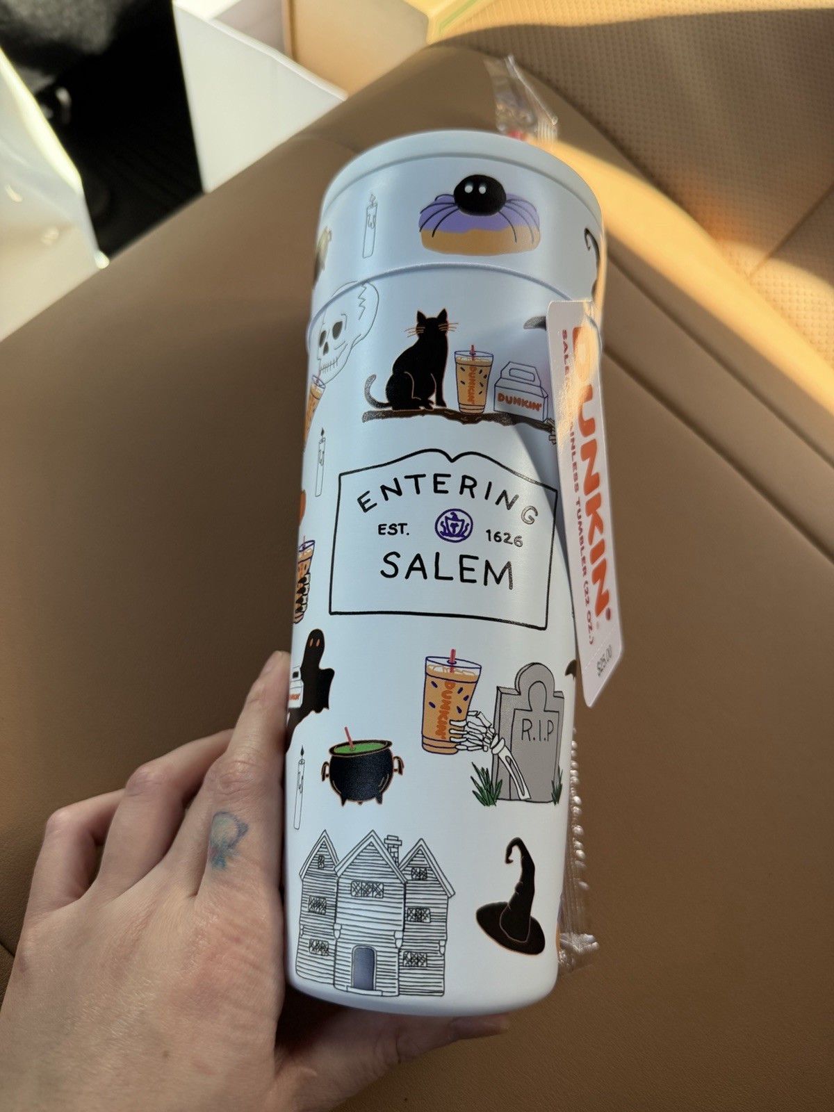 BRAND NEW 2026 Salem Dunkin’ Stainless Steel Tumbler  (22oz) - Limited Edition