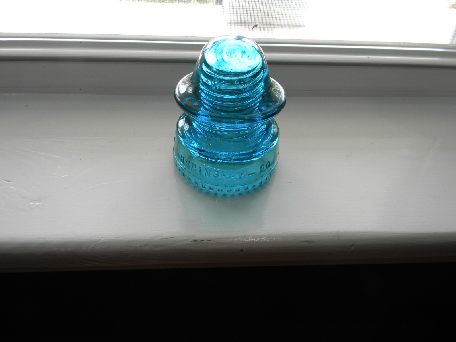 Vintage CD-164 Blue Hemingray - 20 Insulator