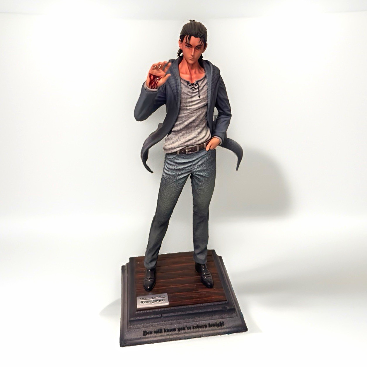 Eren Jaeger Attack on Titan Anime & Manga Statue Figure with Base