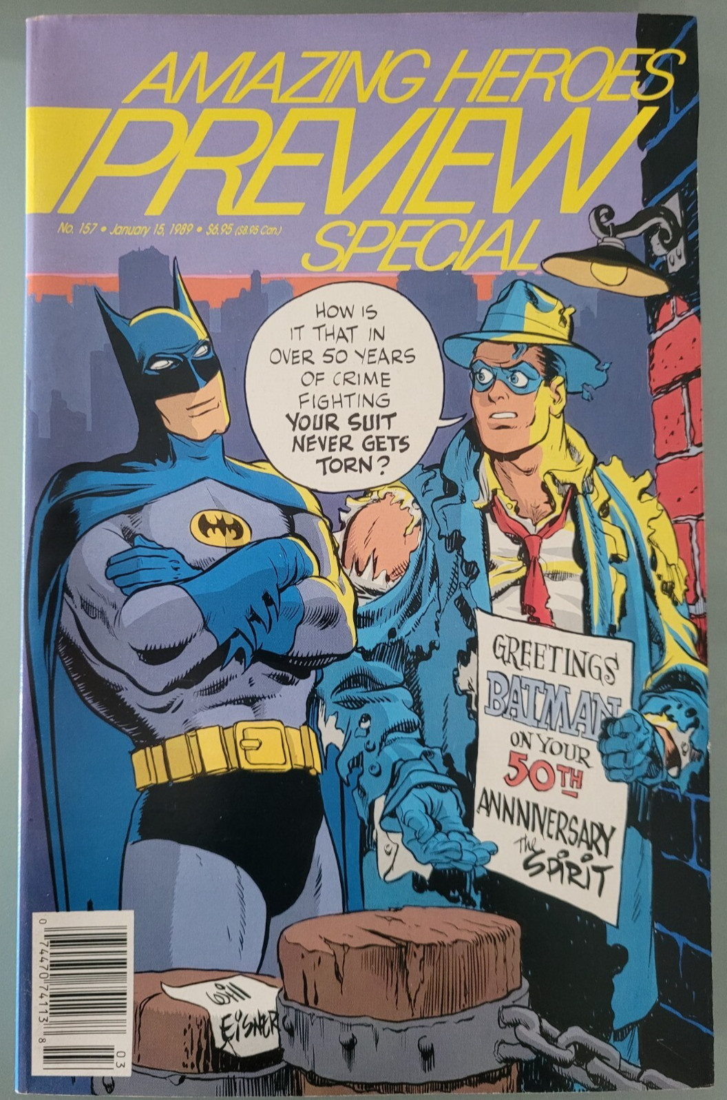 AMAZING HEROES PREVIEW SPECIAL Jan 1989 #157 1ST PREVIEW APPEARANCE OF THE CROW