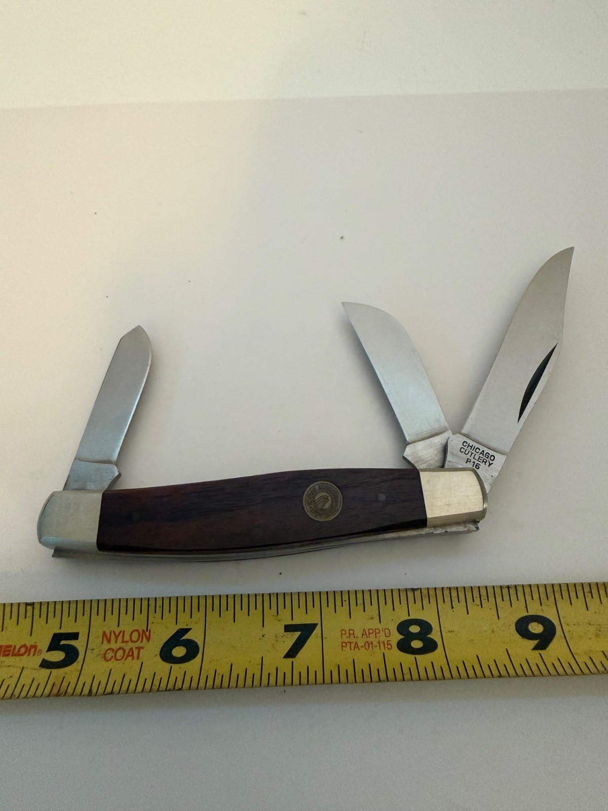 NEW VINTAGE CHICAGO CUTLERY P16 3 BLADE POCKET KNIFE 
