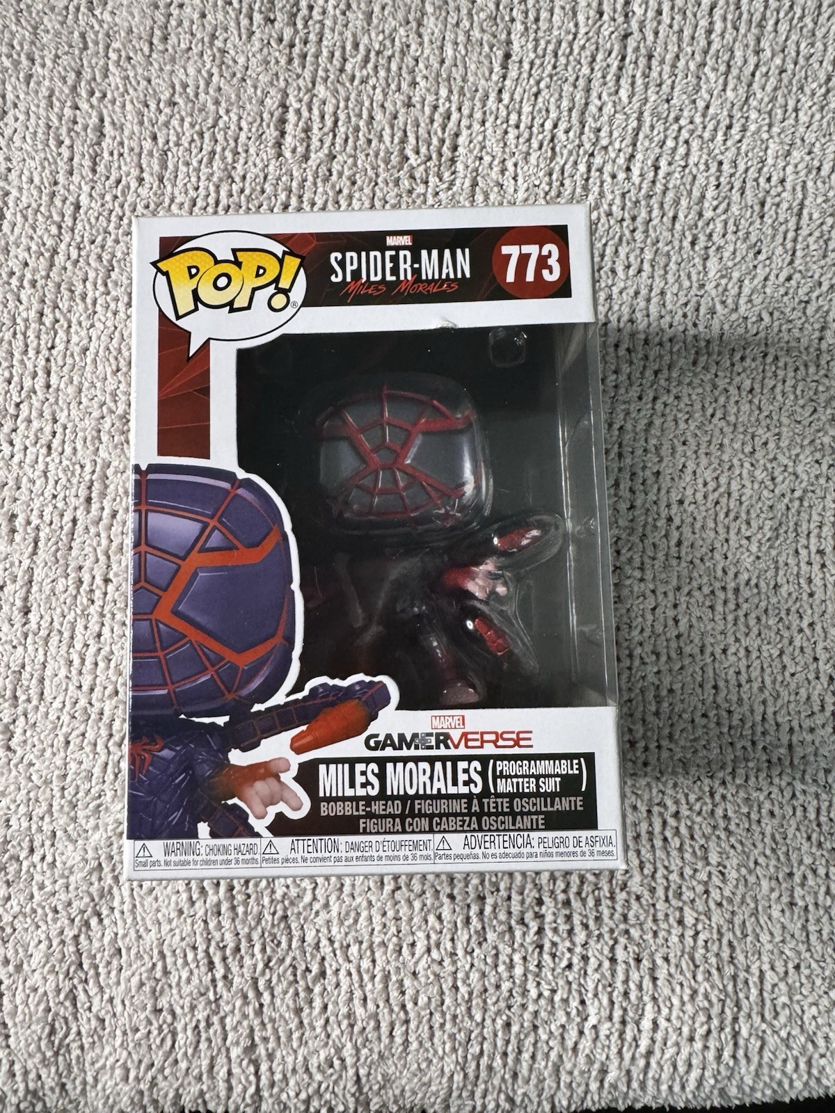 Funko Pop Marvel Gamerverse 773 Miles Morales (Programmable Suit) Vinyl Figure