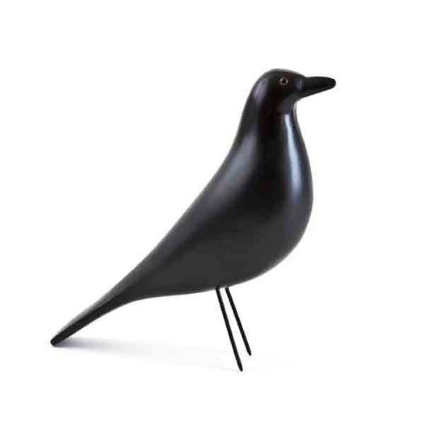 Eames House Bird Style Reproduction Black Wooden Bird Decor NOT Vitra New