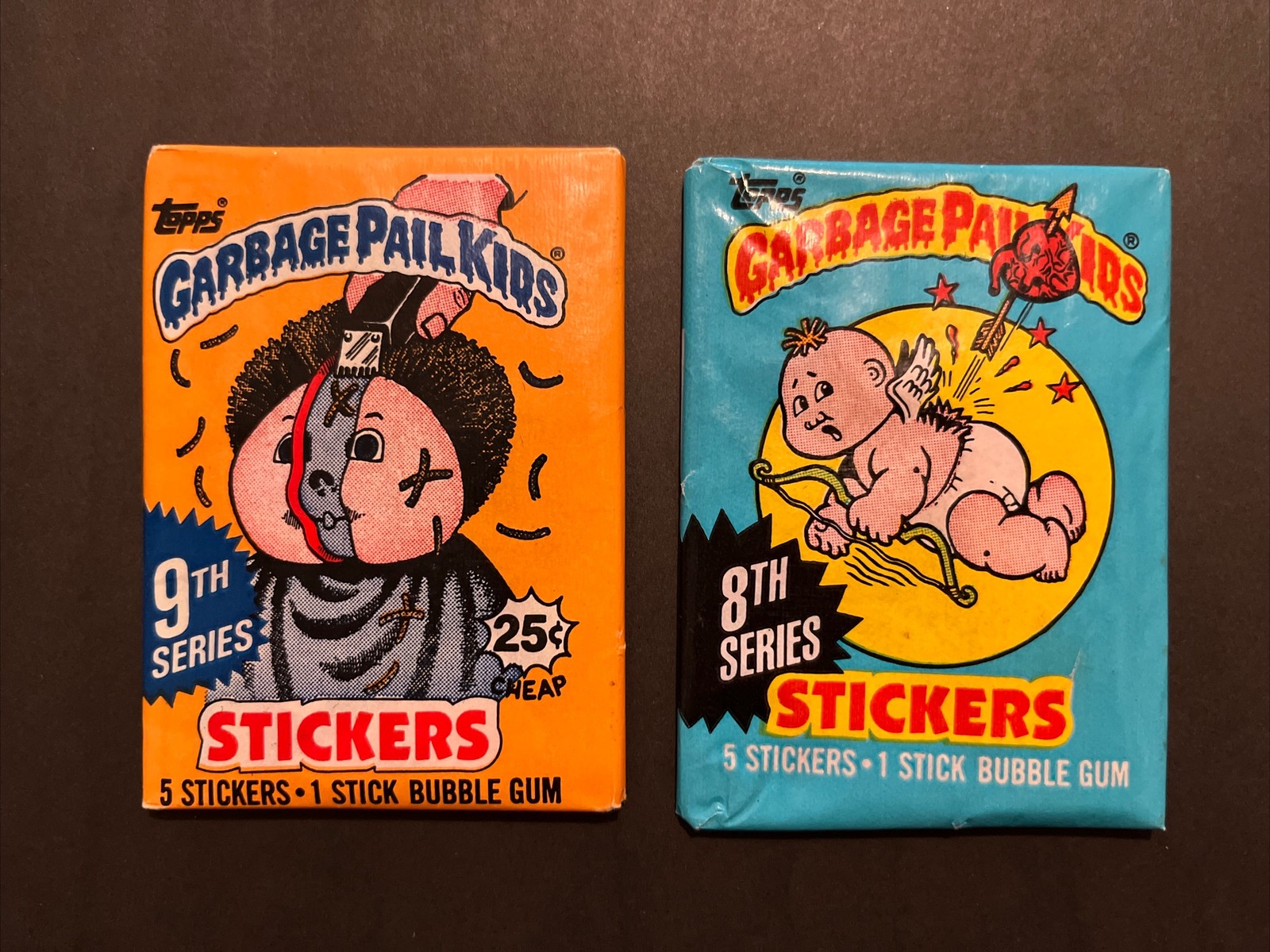 1987 Topps Garbage Pail Kids Wax Packs Lot OS Series 8th 9th Unopened