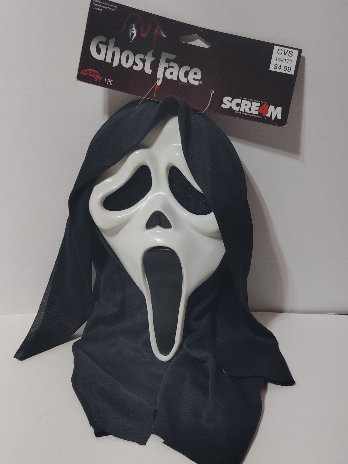 Easter Unlimited 2010 Ghost Face SCREAM 4 Horror Halloween Costume Mask Fun 