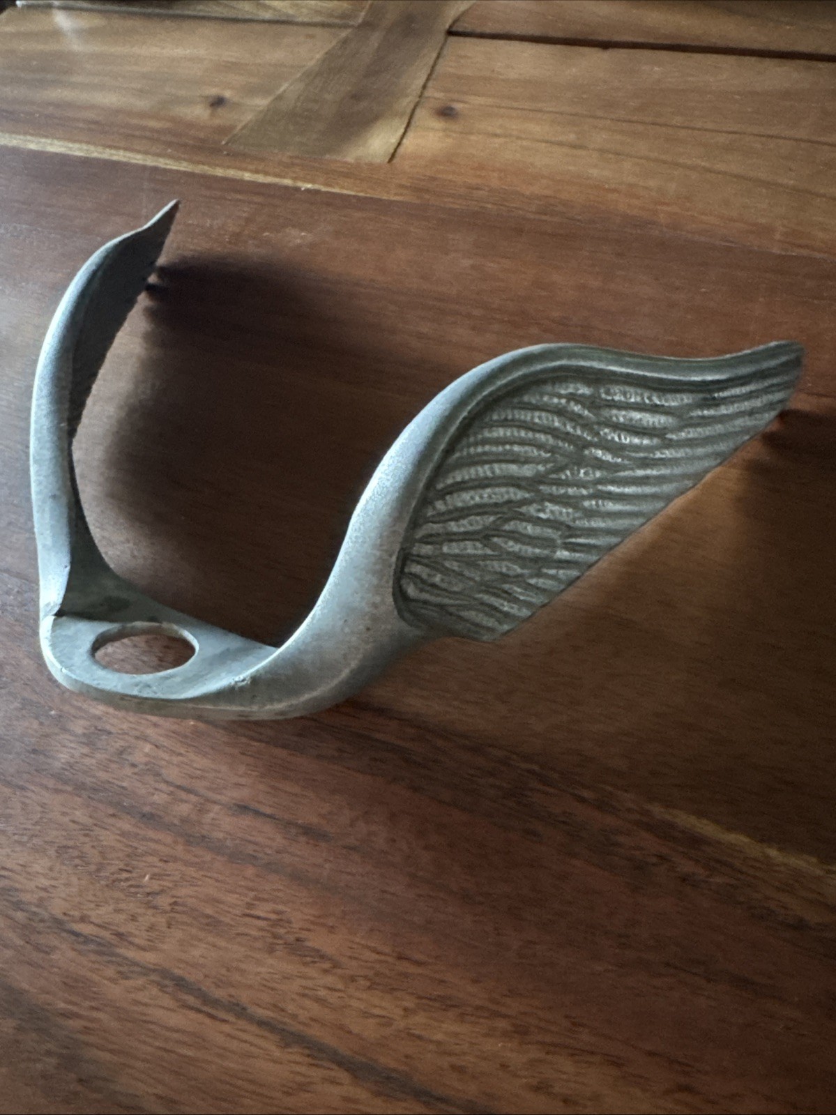 VTG 1920s Era Boyce Moto Meter Winged Base for Temp Gauge Hood Ornament
