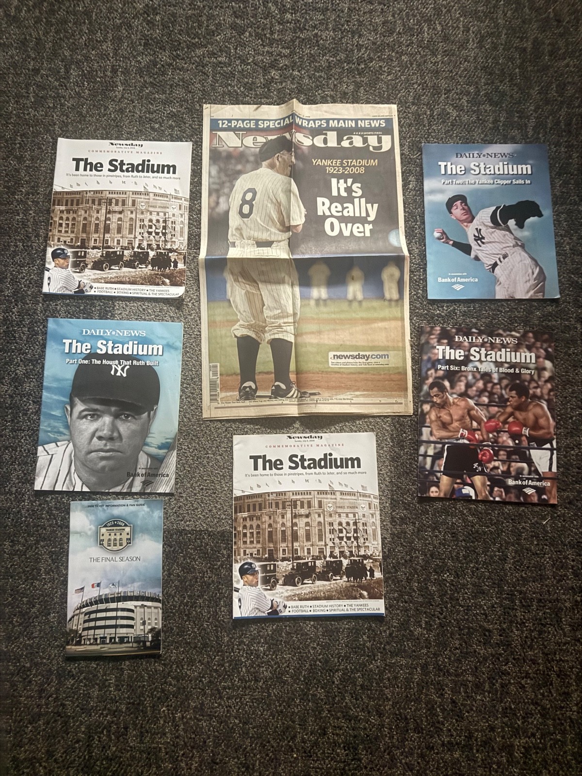 Yankee Stadium History Daily News Publication Unique/Vintage and much more