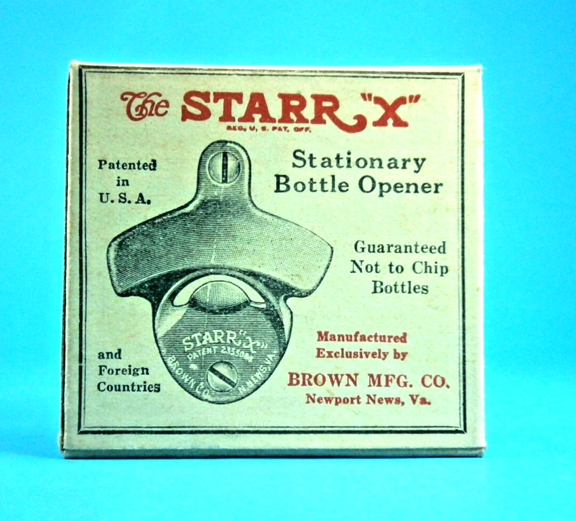 Barq's Root Beer Bottle Opener Starr X Cast Metal Wall Mount - New Old Stock
