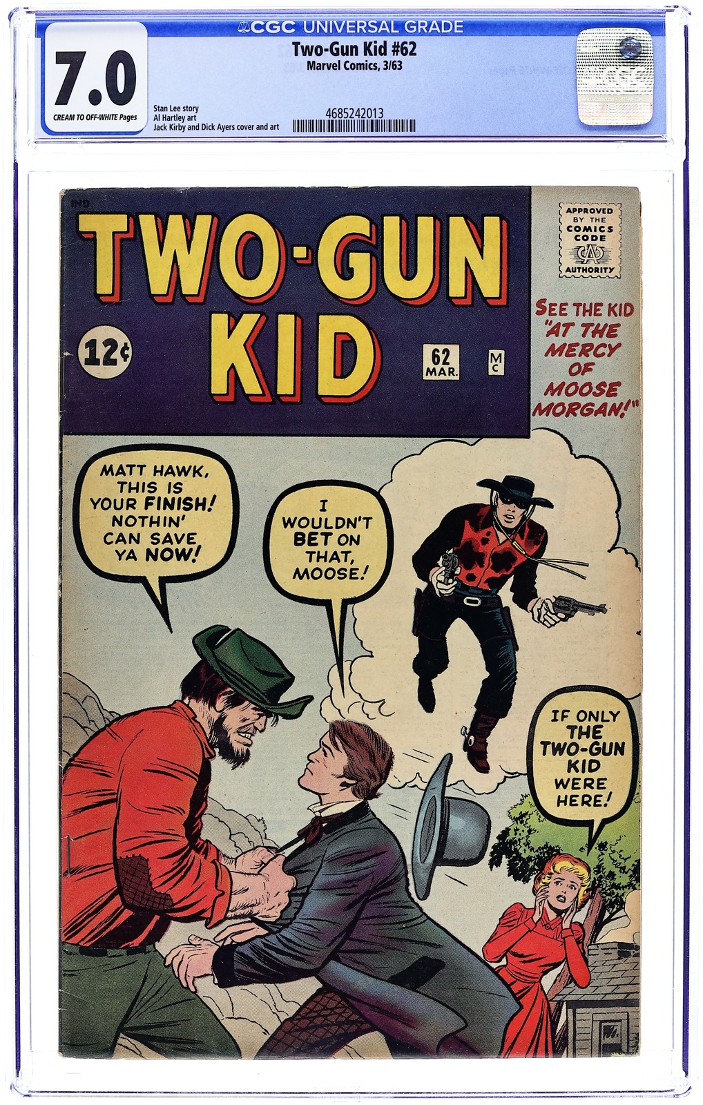 Two-Gun Kid #62 CGC 7.0 1963 4685242013