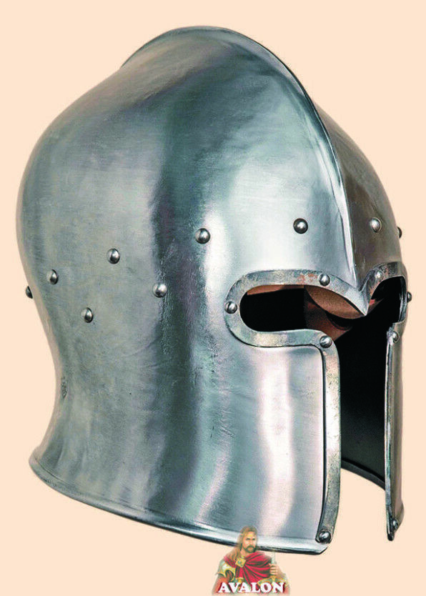 edieval Barbute Barbuta Helmet HMB 18 Guage Steel Bettle Ready