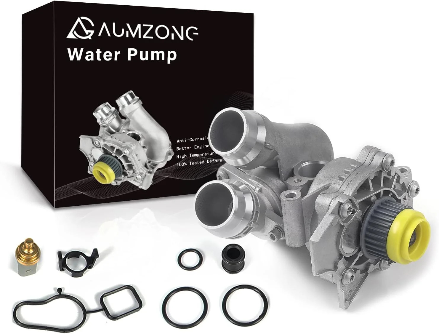 Electric Engine Water Pump Assembly Compatible with 2008-2016 Audi A3 A4 A5 A6 Q Electric Engine Water Pump Assembly Compatible with 2008-2016 Audi A3 A4 A5 A6 Q