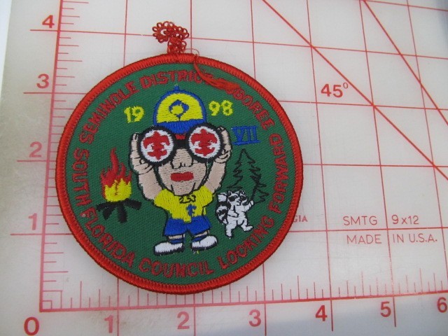 South Florida Council collectible 1998 Cuboree Seminole District patch (g21)