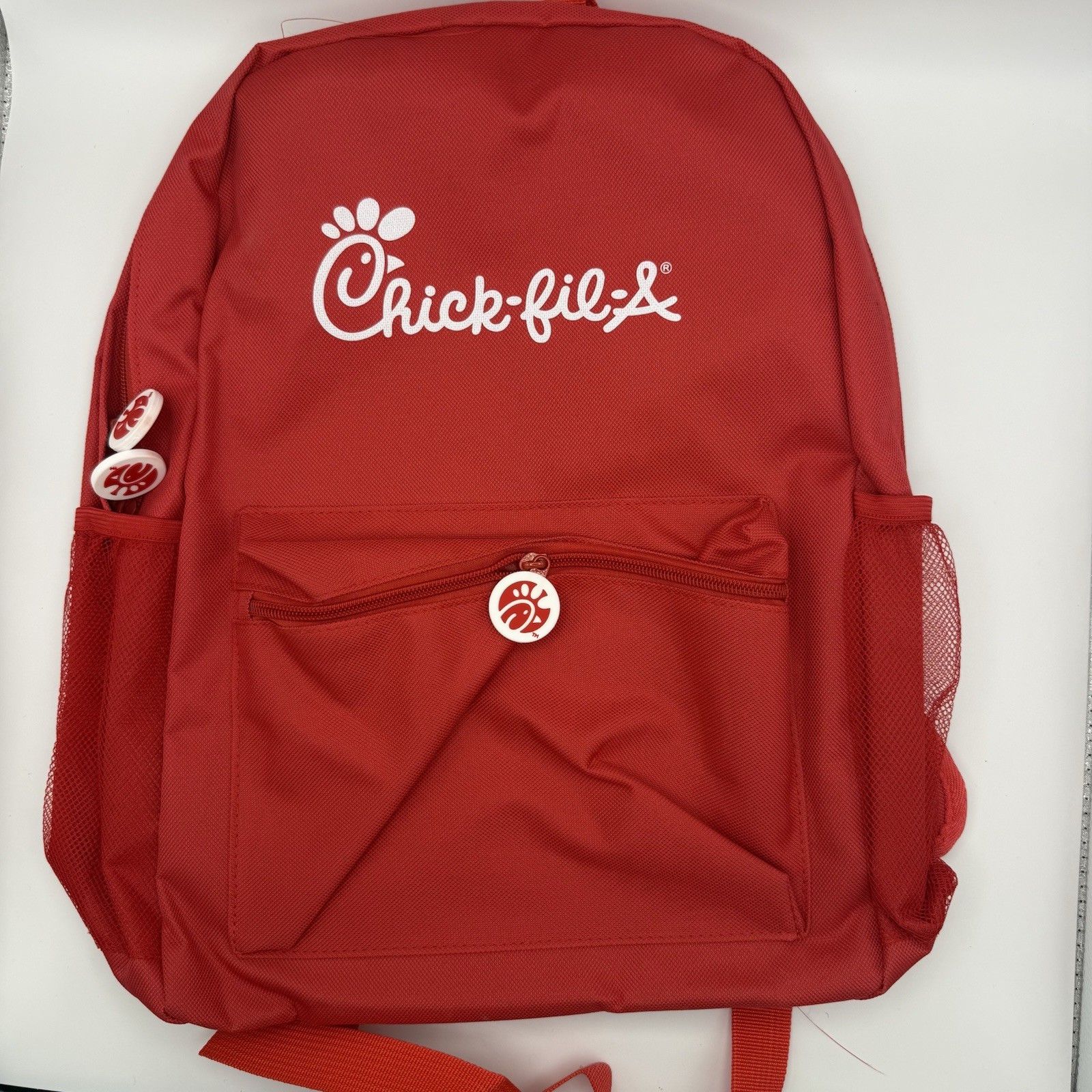 Chick-fil-A School BackPack White Red Book Bag School Collectible