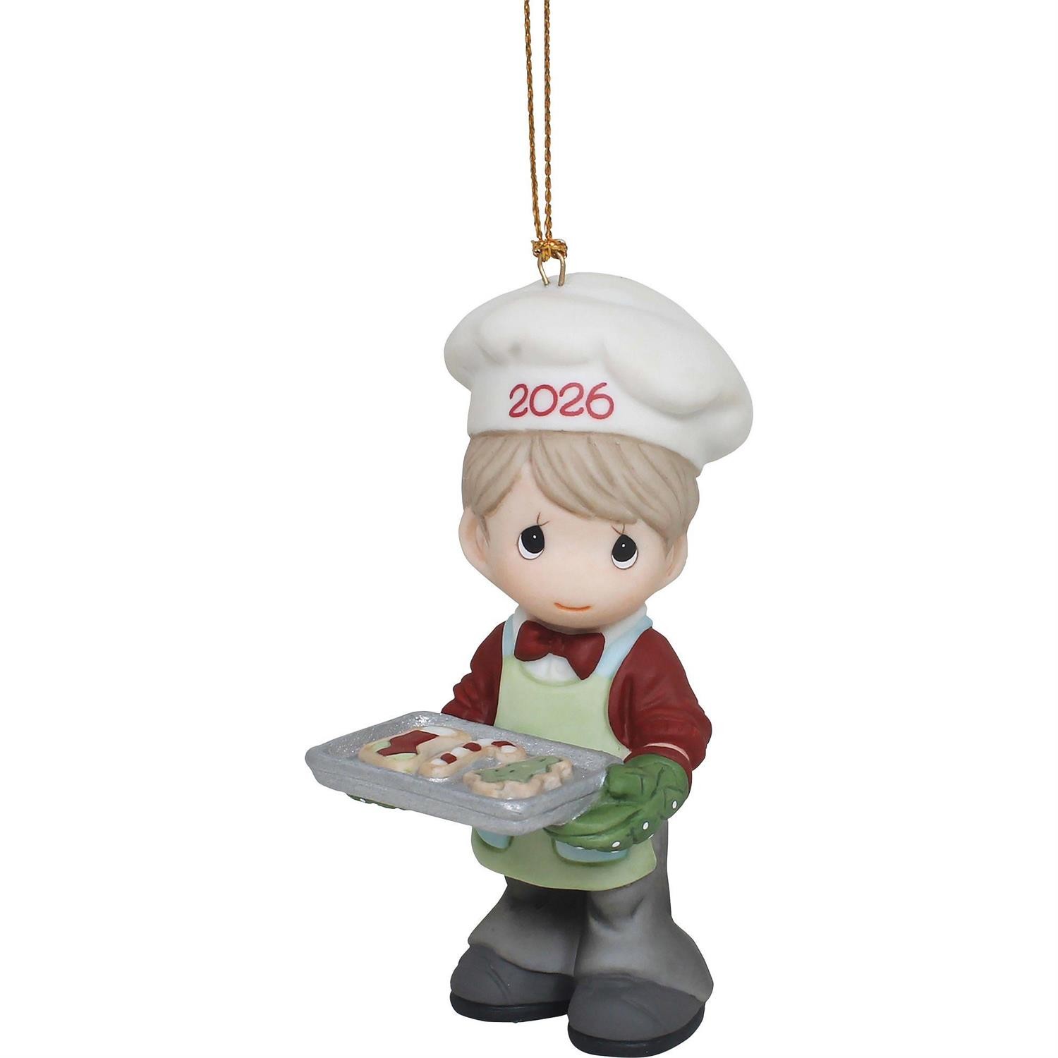 Baking Sweet Memories Dated 2026 Boy Ornament By: Precious Moments NEW 2026
