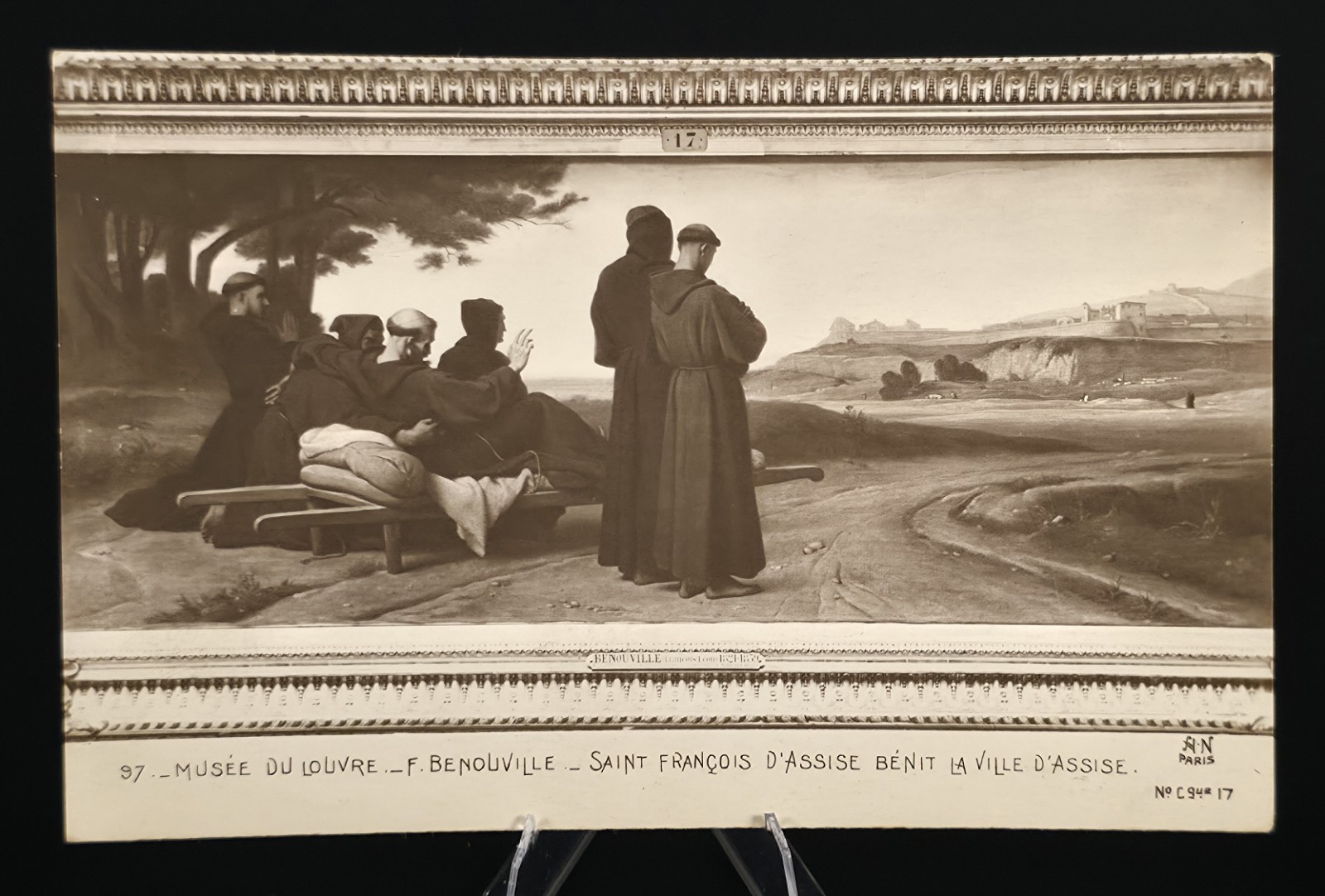 Antique Biblical Art Postcards Lot 5 Ruth Naomi Louvre Saints 1908
