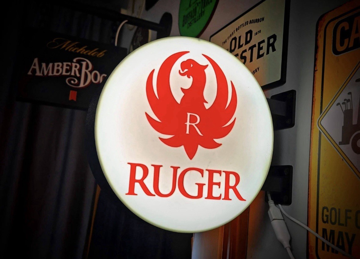 Ruger Red White Lightbox LED