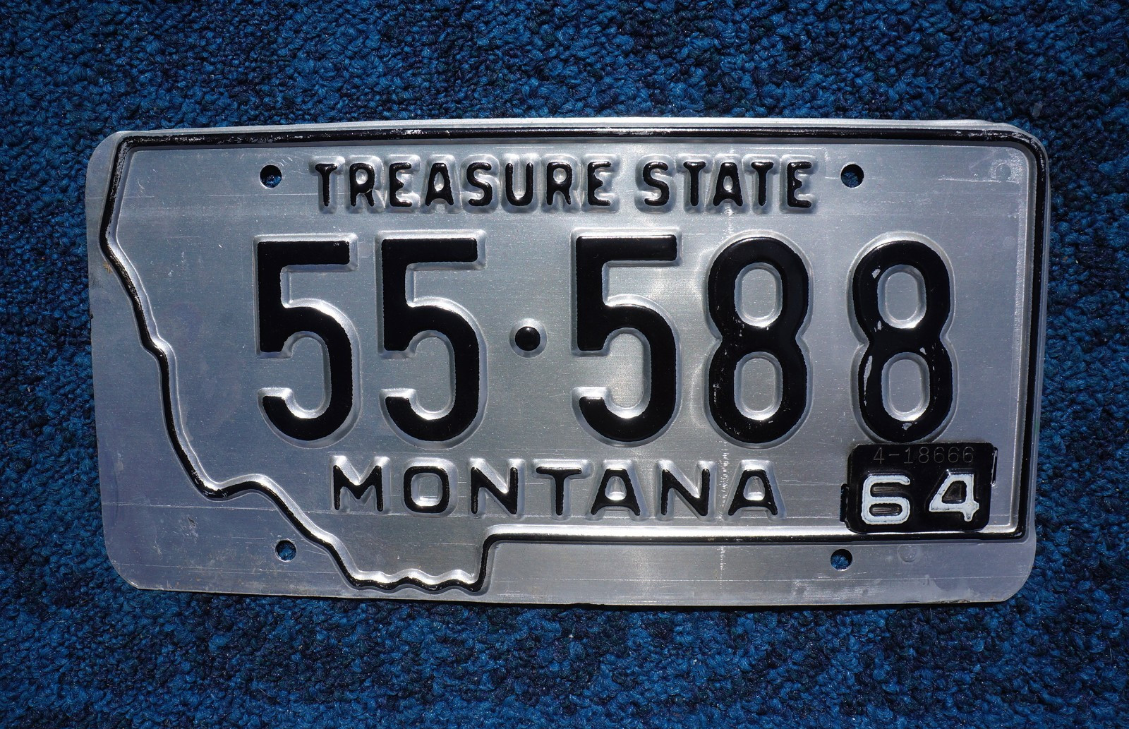 1963 1964 Montana License Plate 1963 1964 Montana License Plate