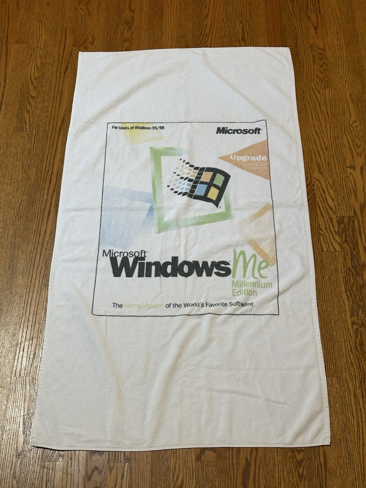VTG Microsoft Beach Towel Employee Gear WINDOWS 95/98 Made USA VTG Microsoft Beach Towel Employee Gear WINDOWS 95/98 Made USA