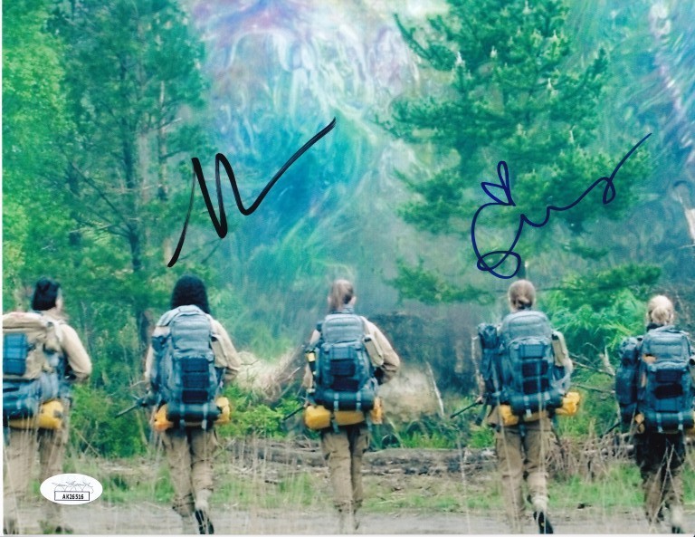 Gina Rodriguez & Tessa Thompson autographed signed Annihilation movie photo JSA Gina Rodriguez & Tessa Thompson autographed signed Annihilation movie photo JSA