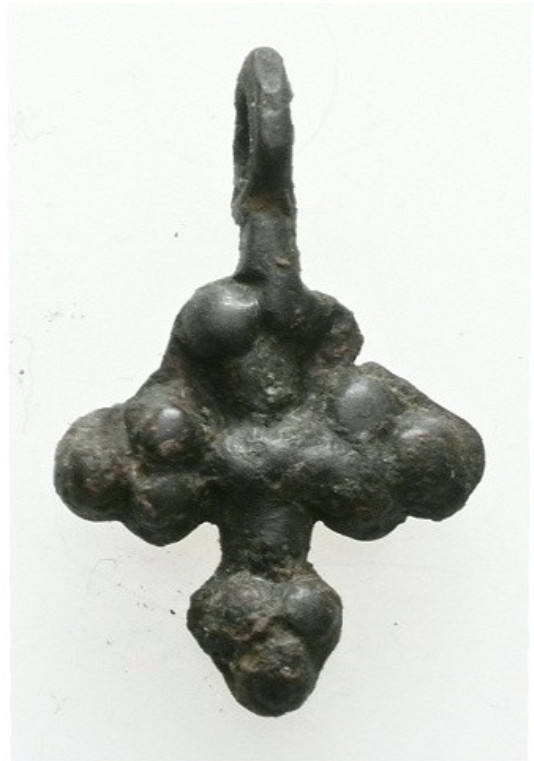 ANCIENT BYZANTINE EMPIRE. Wearable Christian Cross. (8th-10th century). a3933