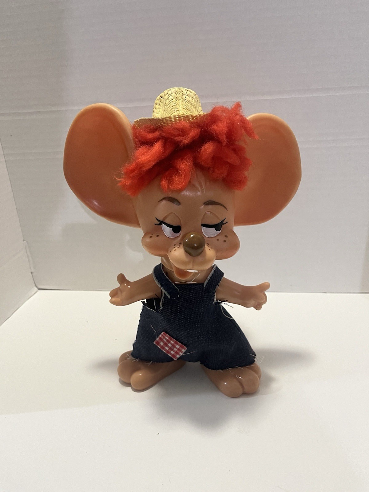 Vintage 1970 Roy Des Of Fla Country Boy Big Ear Mouse Bank Hillbilly Farmer