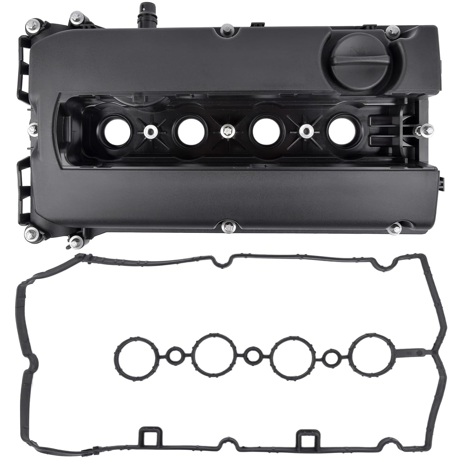 55558673 Camshaft Valve Cover w/Gasket Compatible with Chevy 2011-2015 Cruze 201