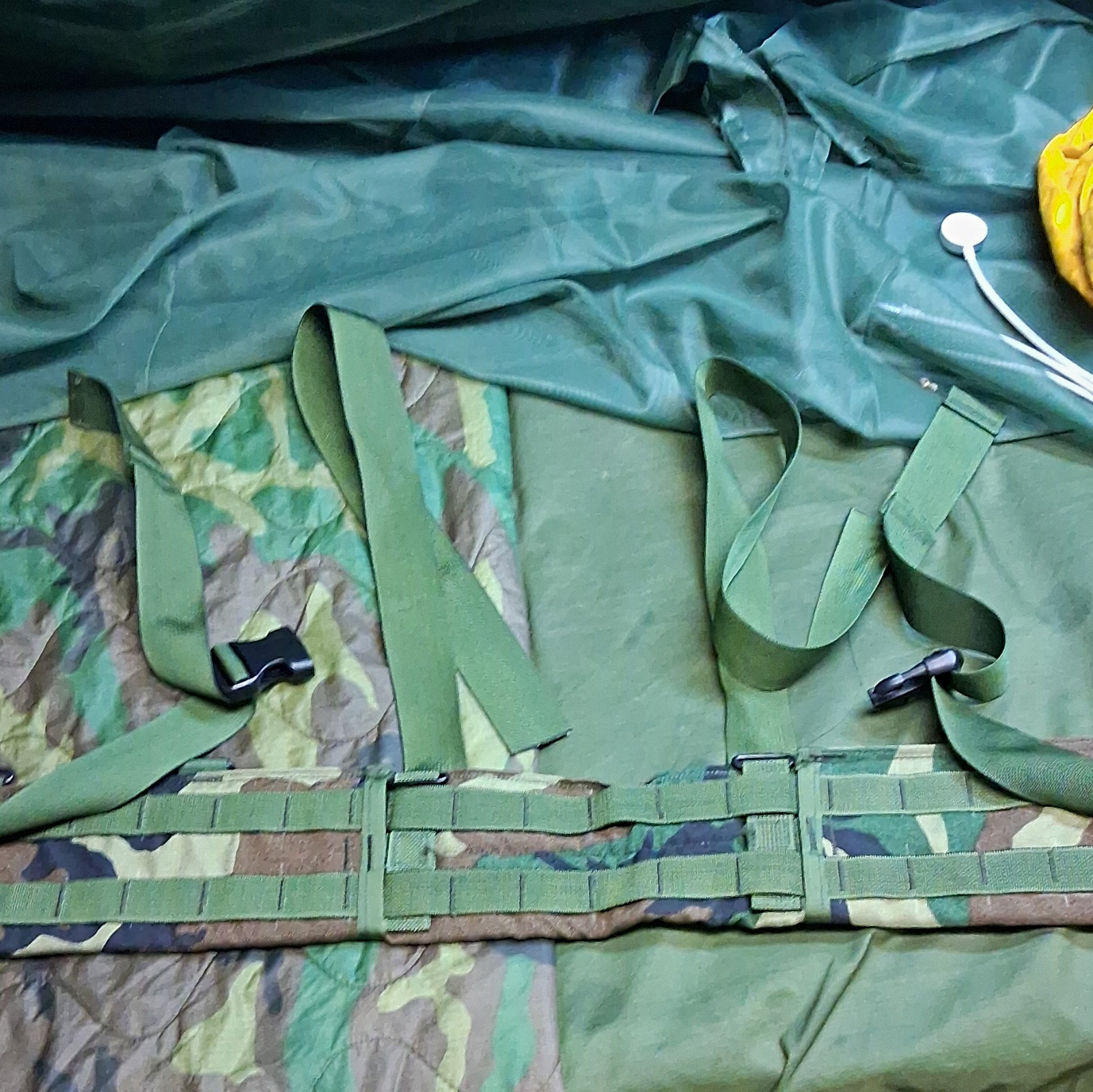 Specialty Defense Systems MOLLE Utility Belt Woodland Camo w/ Suspenders