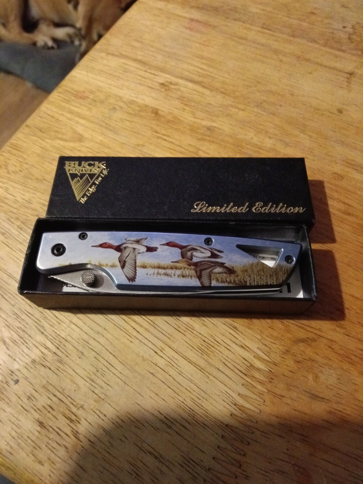Buck USA # 175 Limited Edition Knife Ducks Flying New With Box