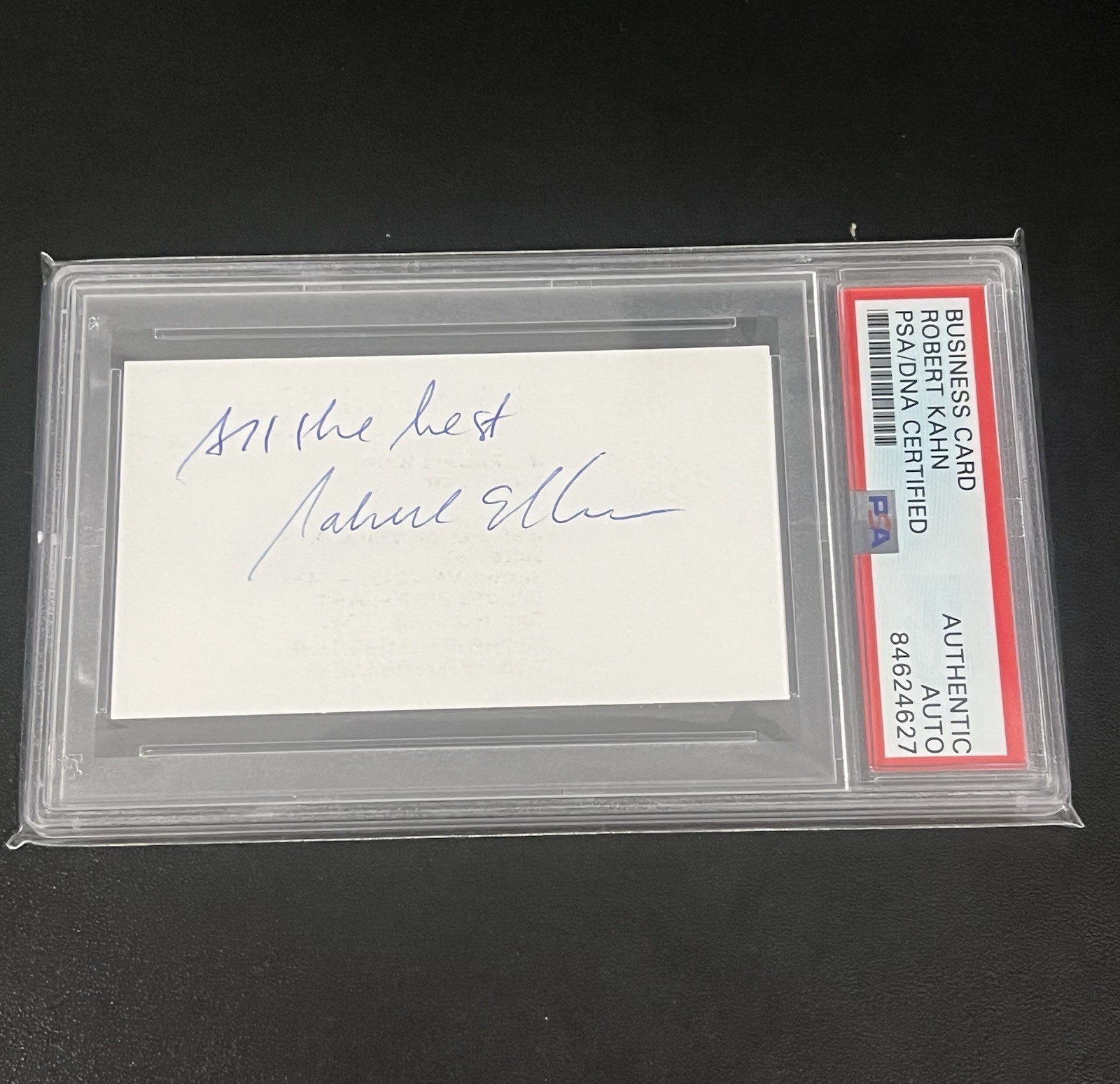 Robert Bob Kahn Autograph Signed Business Card PSA/DNA Inventor of The Internet
