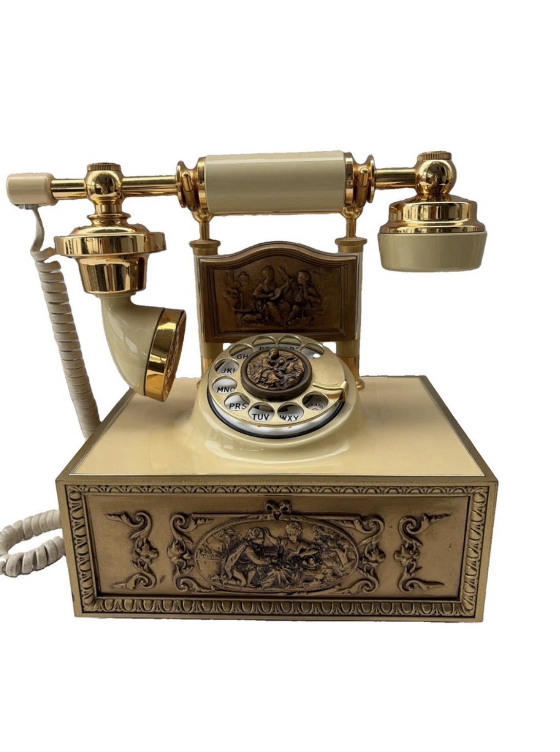 VTG Deco-Tel Baroque Vintage French Telephone Untested