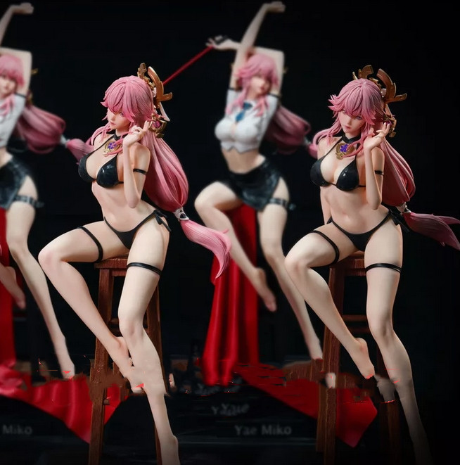Honey Peach Studio Genshin Impact Yae Miko Resin Statue In Stock 1/4 Swimwear