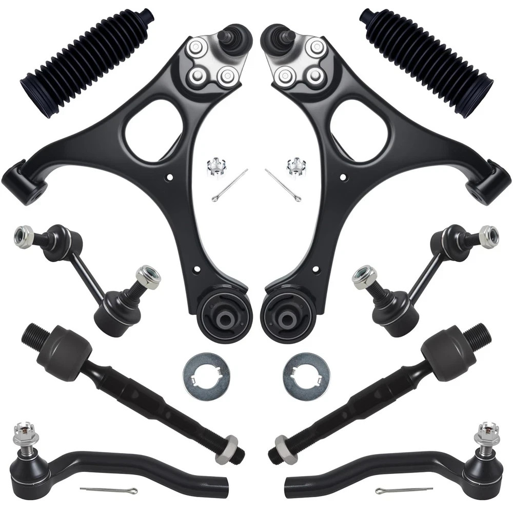 AUQDD 10Pcs Front End Suspension Kit Fit For 2006-2011 Ho-nda Civic (1.3L 1.8... AUQDD 10Pcs Front End Suspension Kit Fit For 2006-2011 Ho-nda Civic (1.3L 1.8...
