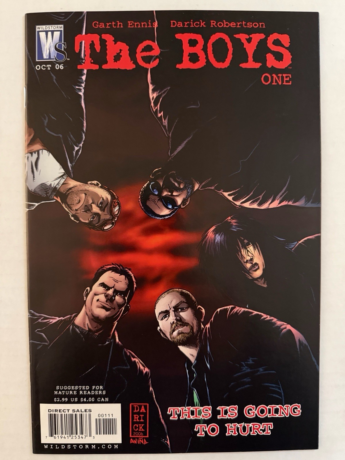 The Boys #1 (2006) 1st Print WildStorm Garth Ennis Darick Robertson NM