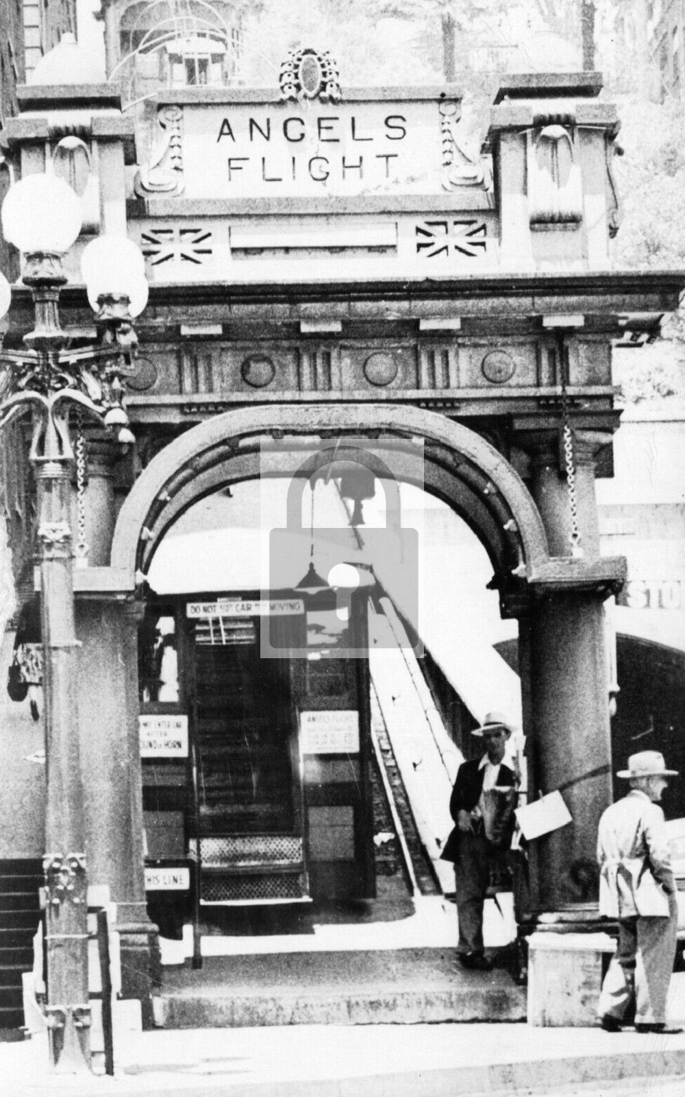 Angels Flight Incline Railway Los Angeles California CA - Reprint