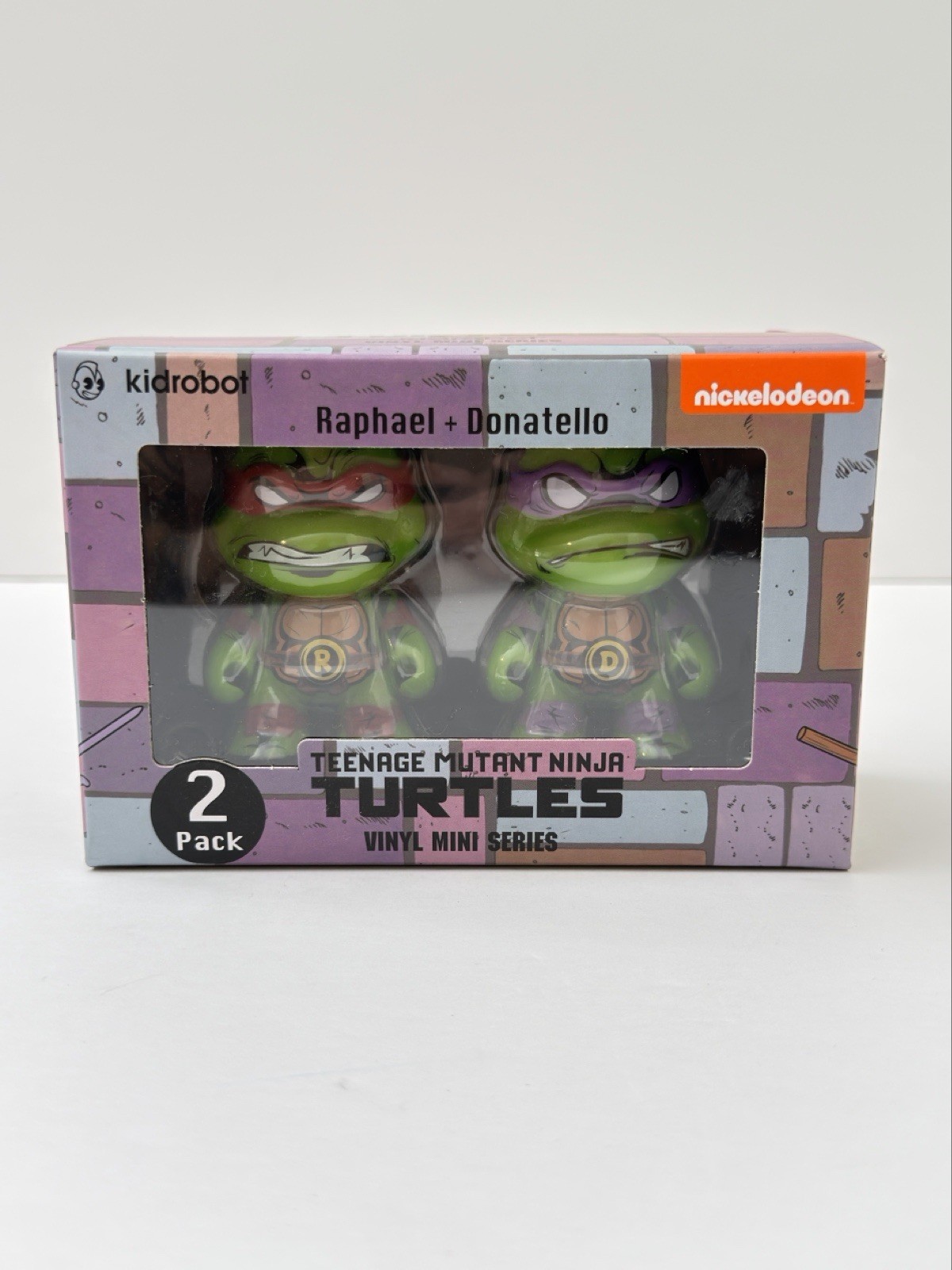 Kidrobot Teenage Mutant Ninja Turtles Vinyl Figures RAPHAEL DONATELLO 2 Pack Kidrobot Teenage Mutant Ninja Turtles Vinyl Figures RAPHAEL DONATELLO 2 Pack