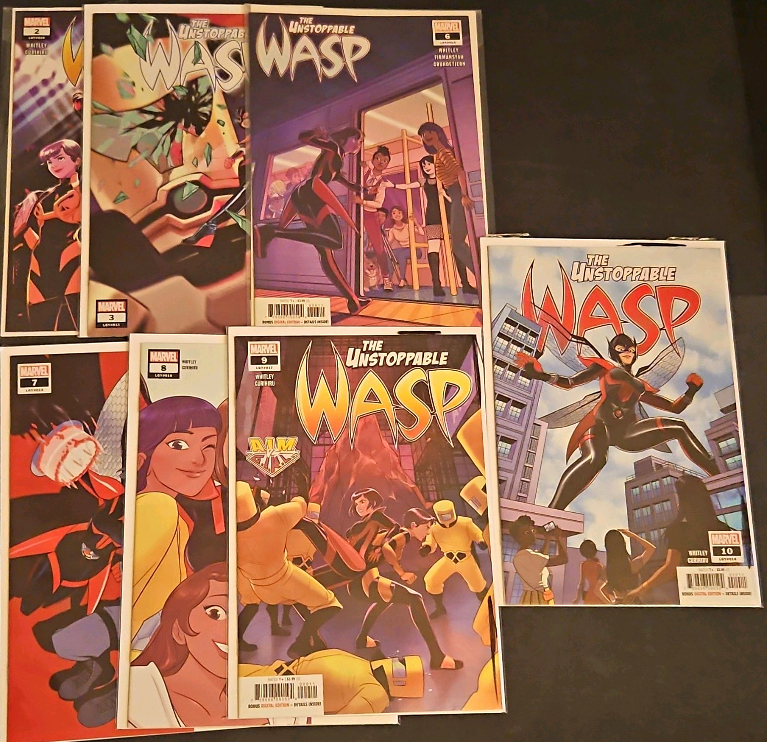 The Unstoppable Wasp Comic Book Lot Issues 2-3, 6-10 (7)
