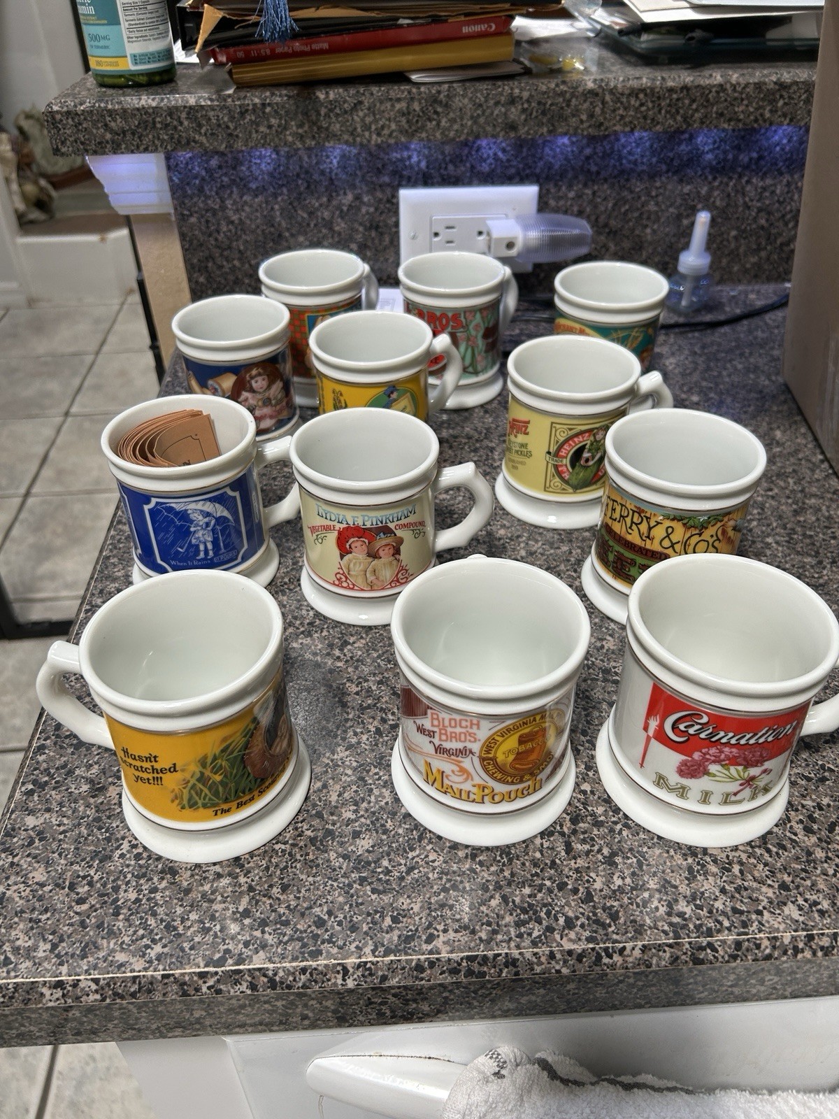 The Corner Store Mugs From The Franklin Mint 1982 To 1984